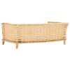 vidaXL Dog Basket with Cushion 90x54x35 cm Natural Willow