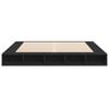 vidaXL Bed Frame without Mattress Black 200x200 cm