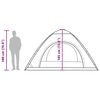 vidaXL Camping Tent 5-Person Green Quick Release