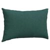 vidaXL Sofa Pillows 2 pcs Dark Green 50 x 30 cm Fabric