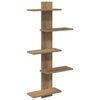 vidaXL Wall Floating Shelf Artisan Oak 48.5 x 15 x 101 cm
