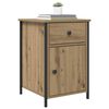 vidaXL Bedside Cabinet with Drawer 2 pcs Artisan Oak 40 x 42 x 60 cm