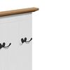 vidaXL Hallway Cabinet with Hooks BODO White and Brown 50x40x157 cm