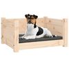 vidaXL Dog Bed 55.5x45.5x28 cm Solid Pine Wood