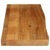 vidaXL Table Top Live Edge 100x20x3.8 cm Solid Wood Mango