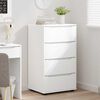 vidaXL Storage Cabinets 2 pcs White 60 x 48 x 105 cm Engineered Wood
