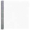vidaXL Fence Post Silver 100 x 1.6 m (36 mm mesh) Steel