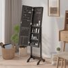 vidaXL Free-Standing Mirror Black 34x37x146 cm