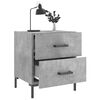 vidaXL Bedside Cabinet Concrete Grey 40x35x47.5 cm Engineered Wood