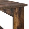 vidaXL Coffee Table Smoked Oak 72 x 50 x 50 cm Engineered Wood