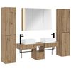vidaXL Bathroom Furniture Set 6 pcs Artisan Oak
