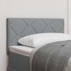 vidaXL Headboard with Headboard Light Grey 80 cm Faux Leather