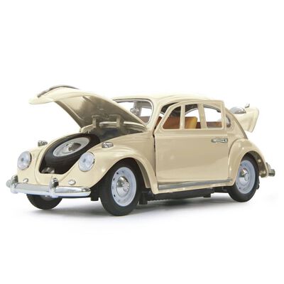 JAMARA RC Car Die-cast VW Beetle 40 MHz 1:18 Cream White