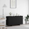 vidaXL Sideboard Black 135 x 41 x 75 cm Engineered Wood