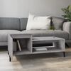 vidaXL Coffee Table Grey Sonoma 100x50x45 cm Engineered Wood