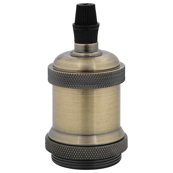 vidaXL Lamp Holders 2 pcs Bronze E27