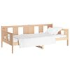 vidaXL Day Bed without Mattress Solid Wood Pine 90x190 cm Single