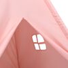 vidaXL Children Teepee Tent with Bag Peach Skin Pink 120x120x150 cm