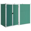vidaXL Tool Shed | Green | Galvanised Steel | Large | Garden Tool Shed