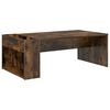 vidaXL Coffee Table Smoked Oak 95 x 50 x 34 cm Engineered Wood