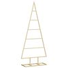 vidaXL Metal Christmas Tree Gold 90 cm Powder-coated steel