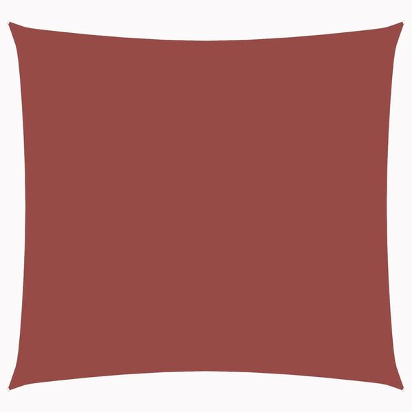 vidaXL Sunshade Sail Oxford Fabric Square 5x5 m Terracotta