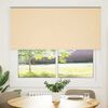 vidaXL Roller Blind Blackout Beige 150x130 cm Fabric Width 146.6 cm Polyester