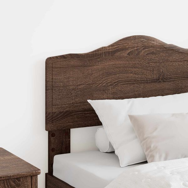 vidaXL Headboard Brown Oak 80 cm Engineered wood