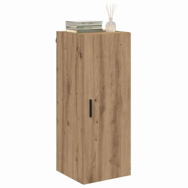 vidaXL Wall Mounted Cabinet Artisan Oak 34.5 x 34 x 90 cm