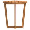 vidaXL Garden Side Table Round Ø55x60 cm Solid Wood Acacia