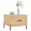 vidaXL Coffee Table Sonoma Oak 50x50x40 cm Engineered Wood