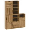 vidaXL Side Cabinets 5 pcs ODDA 40x24x79 cm Solid Wood Pine