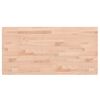 vidaXL Table Top 80x40x1.5 cm Rectangular Solid Wood Beech