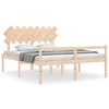 vidaXL Senior Bed without Mattress 160x200 cm Solid Wood