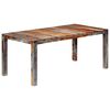 vidaXL Dining Table Grey 180x90x76 cm Solid Acacia Wood