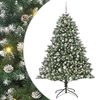 vidaXL Artificial Christmas Tree with Stand Green 126 x 126 x 180 cm