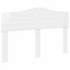 vidaXL Headboard Gloss White Engineered wood