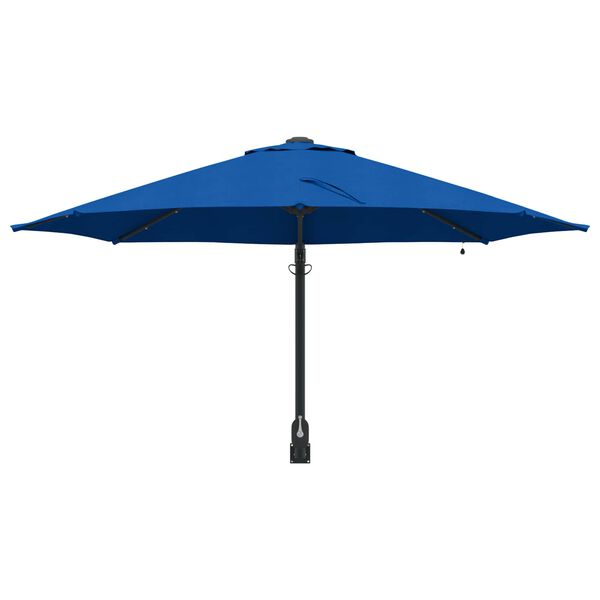 vidaXL Garden Parasol Azurblau 248 x 248 x 148 cm Polyester and Steel