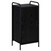 vidaXL Sideboard Black Oak 40 x 33 x 80.5 cm Engineered Wood