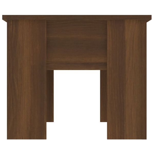 vidaXL Coffee Table Brown Oak 79x49x41 cm Engineered Wood