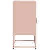 vidaXL Bedside Cabinet Pink 36x39x78 cm Cold-rolled Steel
