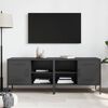 vidaXL TV Cabinets 2 pcs Black 68x39x50.5 cm Steel
