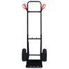 vidaXL Telescopic Hand Trolley 200 kg Black and Red