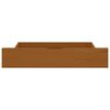vidaXL Bed Frame without Mattress Honey Brown Solid Wood 160x200 cm
