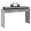 vidaXL Keyboard Stand Concrete Grey 120 x 32 x 64 cm Engineered Wood