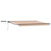 vidaXL Electric Retractable Awning Blue, Orange and Anthracite 4 x 3 m