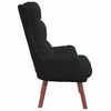 vidaXL Relaxing Chair Black 69 x 74 x 93 cm Velvet