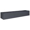 vidaXL Garden Planter Anthracite 360 x 80 x 60 cm Cold-rolled Steel
