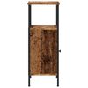 vidaXL Bedside Cabinet Old Wood 41x31x80 cm Engineered Wood