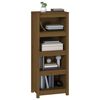 vidaXL Book Cabinet Honey Brown 50x35x125.5 cm Solid Wood Pine